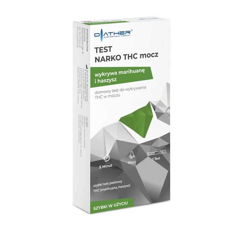 Czas wykrywalności THC