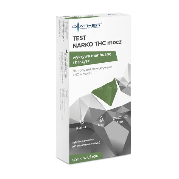 Rodzaje testów na THC